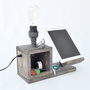 Opviq Pp078 Lámpara de Mesa de Hierro Negro
